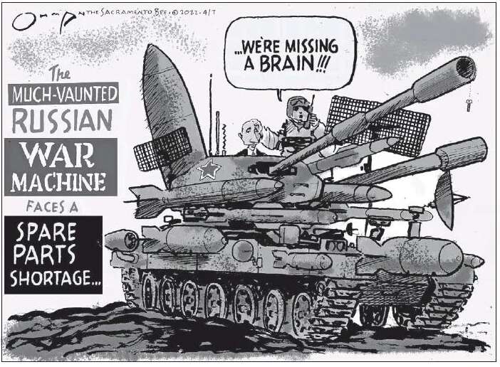 Editorial Cartoon -- April 9, 2022
