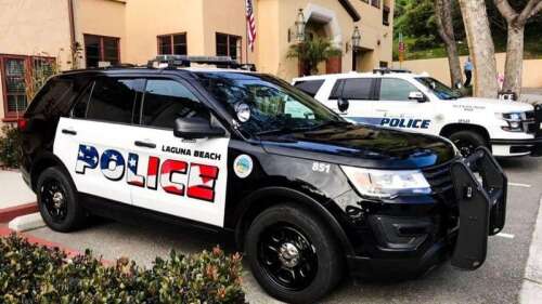 American flag logo on police cars draws protests in California city