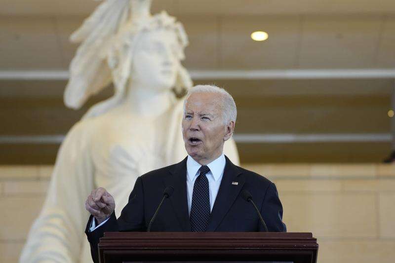 In Holocaust remembrance, Biden condemns ‘ferocious surge’ in antisemitism in U.S.