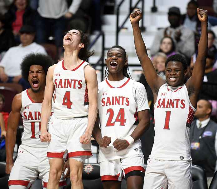 Saints pull away in second half to defeat Staples and win first