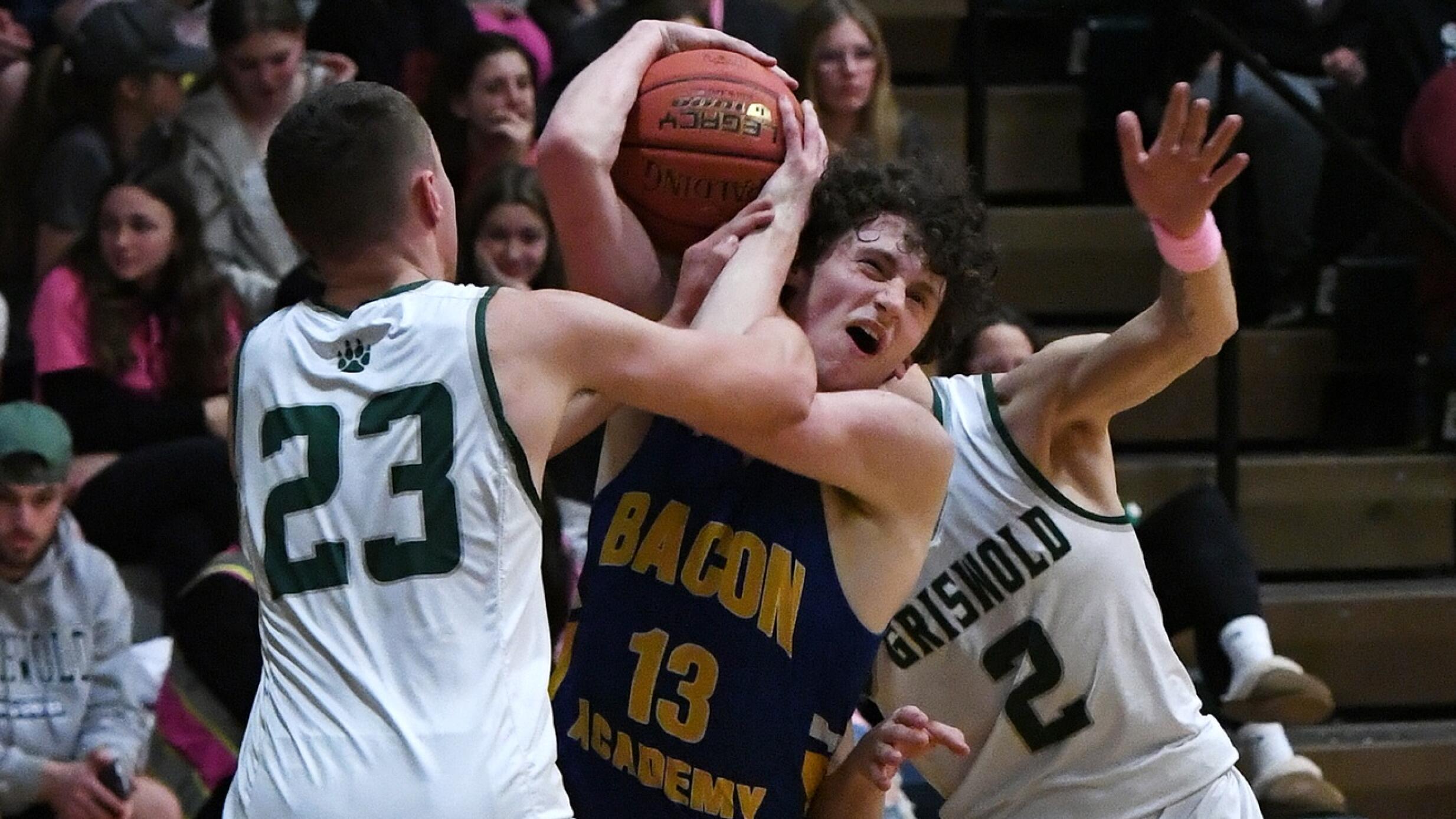 Griswold wins game against Bacon clinches division
