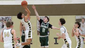 Griswold wins basketball game against Stonington