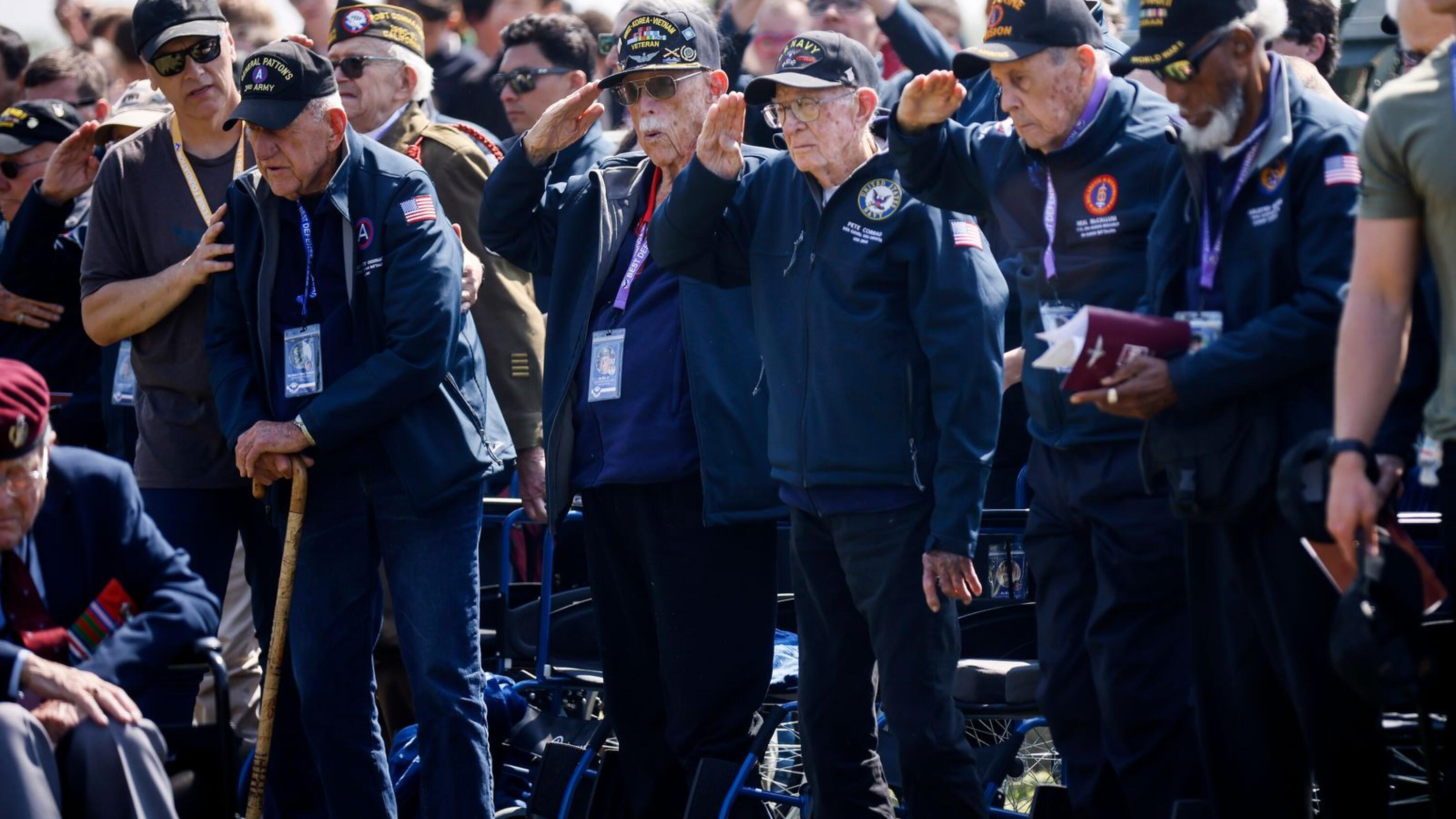 World War II vets return to Utah Beach to mark D-Day's 79th anniversary
